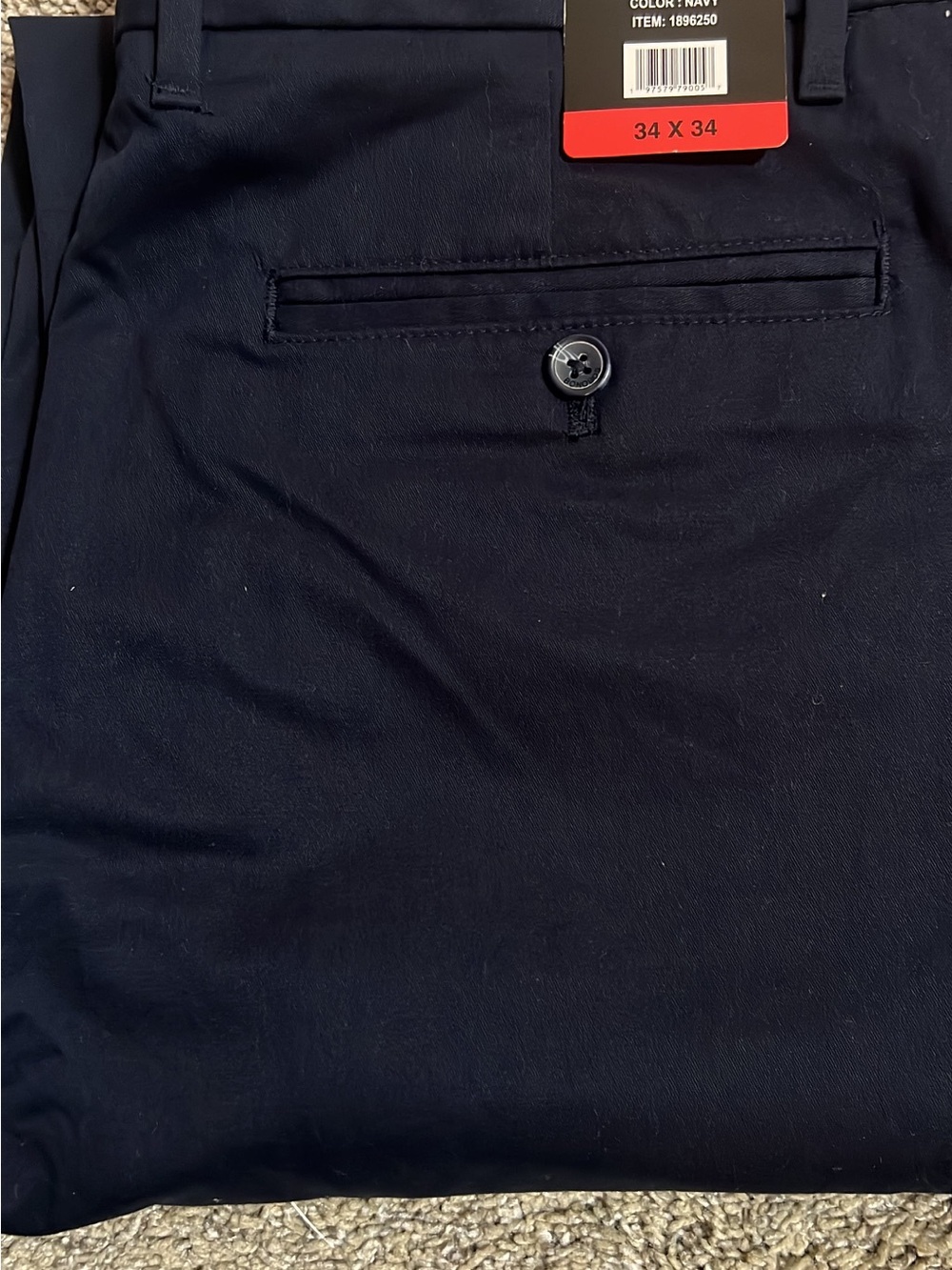 Bonobos Navy Flat-Front Chino Shorts